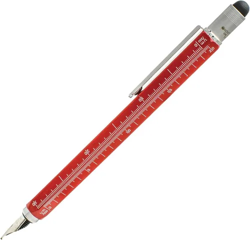 Vista 4 de Monteverde USA One Touch Tool Pen, pluma estilográfica, rojo (MV35234)