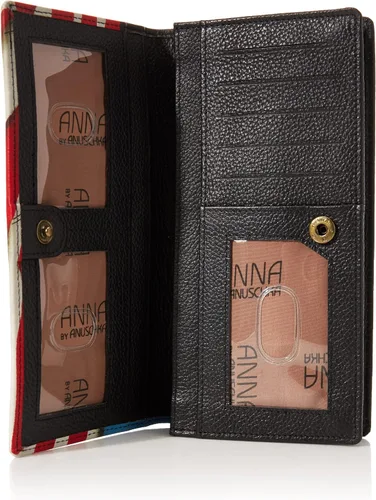 Vista 4 de Anna by Anuschka Cartera de mano de cuero genuino pintada a mano para mujer