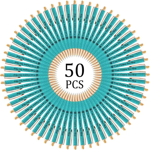Vista 16 de Hasta 100 bolígrafos personalizados con nombre a granel, bolígrafo con purpurina de impresión personalizada, grabado gratis, texto con logotipo
