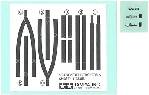 Vista 8 de Tamiya 300024335 Nissan Fahrzeug 300024335-1:24 Skyline 2000GT-R Street Custom, Réplica fiel, Construcción de plástico, Manualidades, Kit