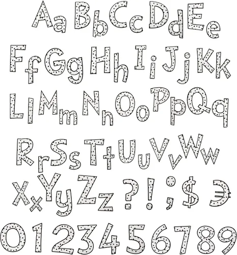 Vista 2 de Tenare Juego de 134 letras para tablón de anuncios de 5 pulgadas, letras del alfabeto, números y letras para tablero de anuncios, decoración