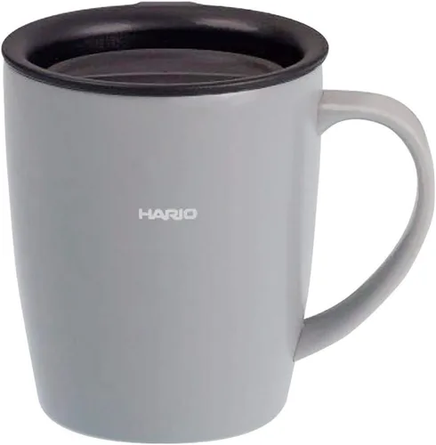 Vista 7 de Hario Taza aislada con tapa, 10.1 fl oz (10 oz) (negro)