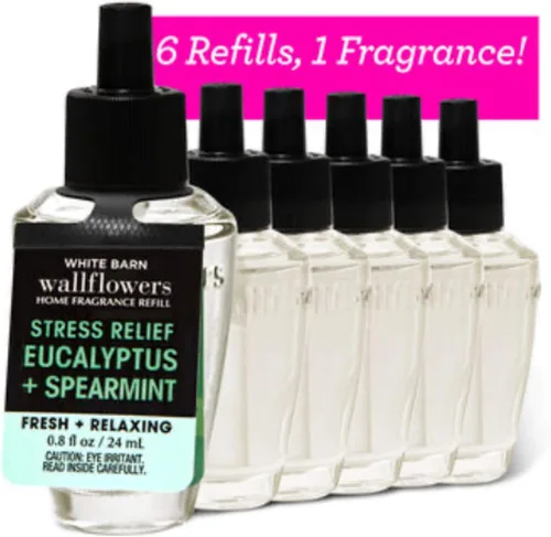 Vista 2 de Bath & Body Works Eucalyptus Spearmint - Paquete de 6 muestras de alhelíes, 0.8 onzas líquidas cada una
