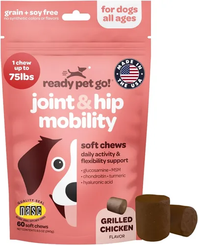 Vista 21 de Masticables para Alergias de Perros con Probióticos Masticables para Alergias Estacionales para Perros con Aceite de Salmón Salvaje de Alaska