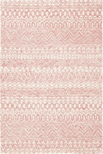 Vista 23 de SAFAVIEH Micro-Loop Collection - Alfombra decorativa de 2 x 3 pies, color aguamarina y marfil, hecha a mano de lana tribal marroquí bohemia, ideal