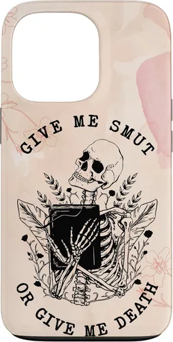 Vista 10 de iPhone 16 Romance Book Lover Smut Reader Give Me Smut Or Give Me Death Case