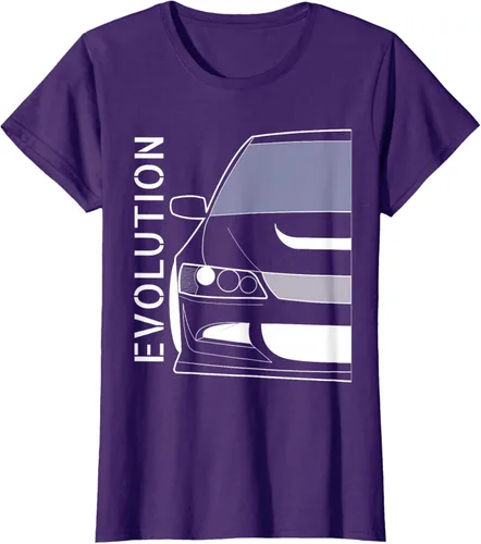 Vista 12 de Camiseta Evo 8 Design Turbo JDM Classic Legends, Negro, S