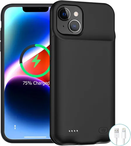 Vista 9 de Funda de batería para iPhone 6/6s/7/8/SE 2/SE 3, 10000mAh mejorada de alta capacidad, portátil, funda de carga protectora compatible con iPhone