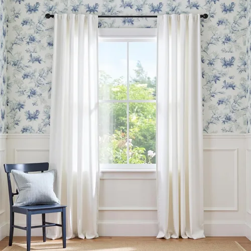 Vista 17 de Lazzzy - Cortinas de terciopelo blanco de 63 pulgadas de largo para sala de estar o dormitorio, cortinas con filtro de luz, aislación térmica