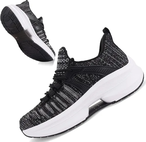 Vista 6 de Makodax Zapatos para caminar para mujer, antideslizantes, cómodos, tenis para correr