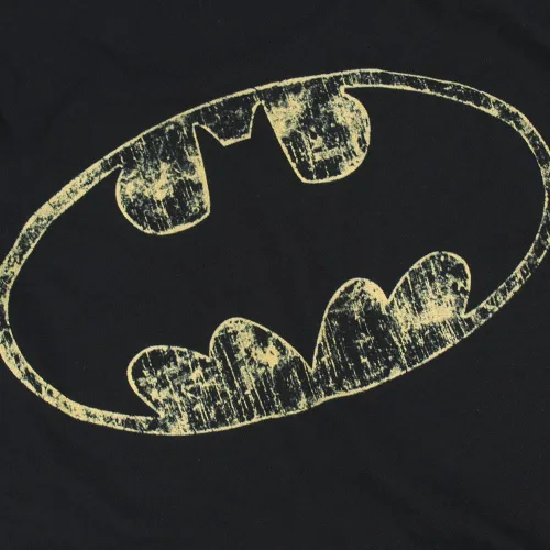 Vista 5 de Popfunk Classic Batman Washed Out Logo T Shirt & Stickers