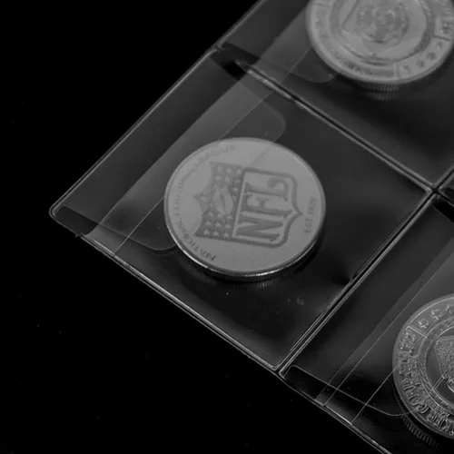 Vista 5 de 120 bolsillos de bolsillo para monedas, 2.480 x 2.638 in, colección de 12 bolsillos (2.480 in x 2.638 in cada bolsillo)
