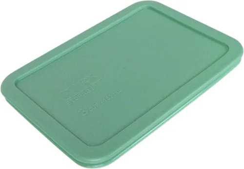 Vista 2 de Pyrex 7210-PC - Tapa de repuesto para almacenamiento de alimentos de 3 tazas, color verde claro, fabricada en Estados Unidos