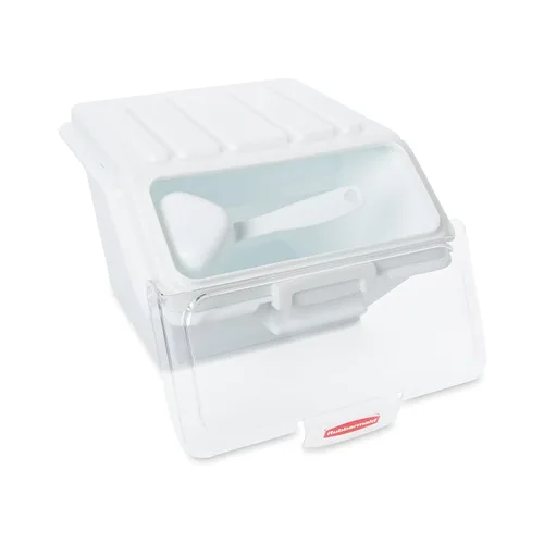 Vista 3 de Rubbermaid Commercial Products ProSave - Contenedor apilable para almacenamiento y cuchara/herramienta de medición