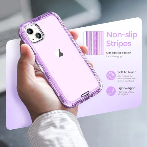 Vista 2 de Funda para iPhone 12 mini ORIbox, resistente a los golpes y caídas, transparente.