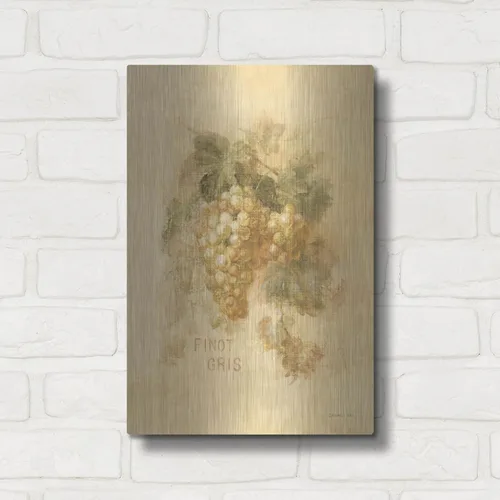Vista 3 de Pinot Gris' by Danhui Nai Metal Wall Art, 12" x 16