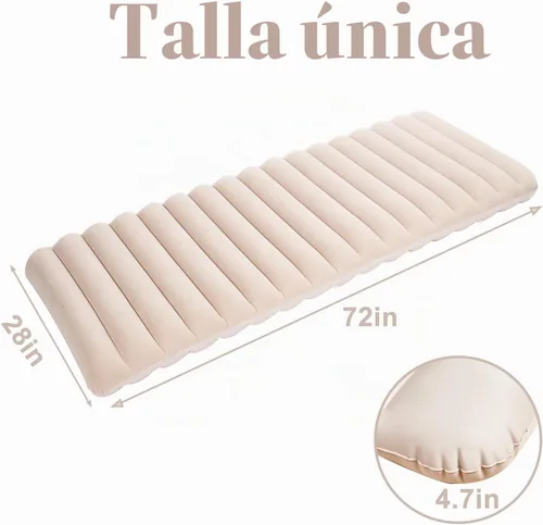 Vista 6 de Cama inflable del colchón de aire que acampa del solo tamaño, infla el colchón para dormir