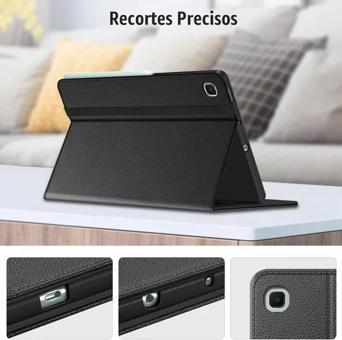 Vista 9 de Fintie Funda de visión multiángulo para Samsung Galaxy Tab S6 Lite de 10,4 pulgadas Soft TPU Back Cover, Front Card Pocket, Drop Proof, S Pen