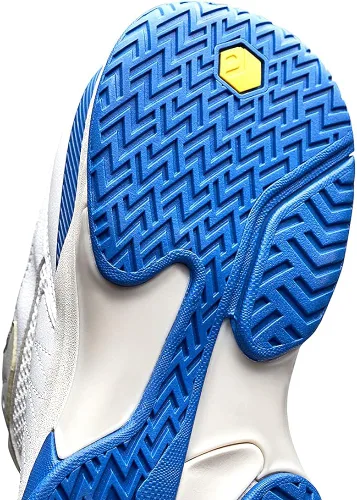 Vista 4 de FitVille Zapatos anchos de pickleball para hombre, zapatos de tenis para todas las canchas con soporte de arco para fascitis plantar