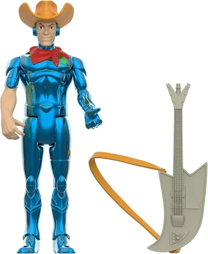 Vista 2 de Super7 SilverHawks Bluegrass (Versión de juguete) Figura de reacción - Figura de acción de SilverHawks de 3.75" con accesorio, coleccionables