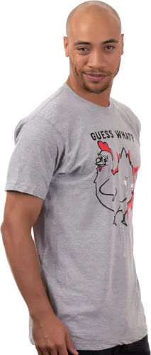 Vista 3 de Guess What Chicken Butt! Funny Silly Sarcasm Joke Saying Sarcastic Humor Men T-Shirt