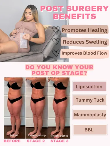 Vista 5 de Sonryse Fajas Colombianas Post Surgery Compression Garment Stage 2 Faja Lipo BBL