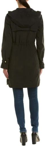 Vista 2 de Cole Haan Abrigo de lluvia Anorack con capucha para mujer Negro