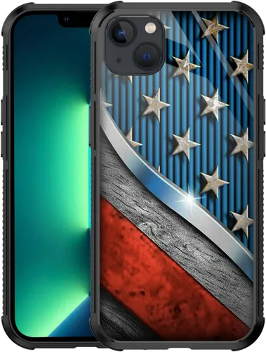 Vista 16 de Funda para iPhone 11 Pro, Funda con Bandera Americana para iPhone 11 Pro Diseño para Hombres Niños [Anti-Rayones] Antideslizante+A Prueba de Golpes