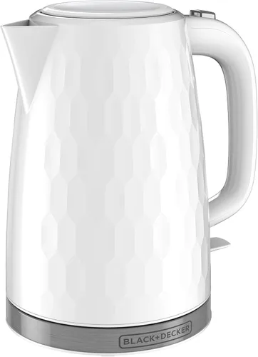 Vista 3 de BLACK+DECKER - Tetera eléctrica inalámbrica de 1,7 L, color blanco