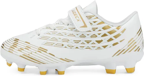 Vista 2 de Zapatos de fútbol para niños, zapatos de fútbol para niñas, zapatos de fútbol FGAG para interiores y exteriores, zapatos de entrenamiento para niños