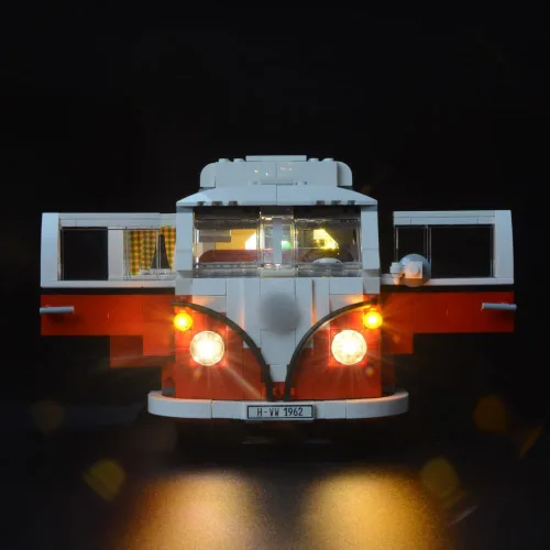 Vista 2 de BRIKSMAX Kit de iluminación LED para Autocaravana Volkswagen T1 - Compatible con modelo de bloques de construcción Lego 10220 - no incluye el set
