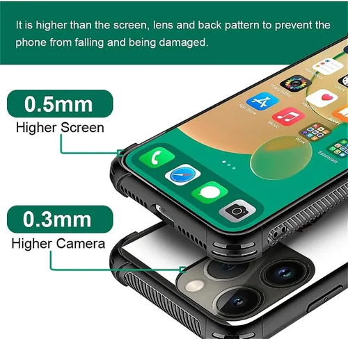 Vista 90 de Compatible con funda para iPhone 6 Plus/6s Plus,Bite Your Teeth Diseño de patrón asombroso, funda trasera dura de PC anti-arañazos y a prueba