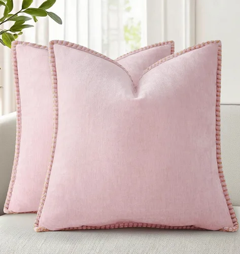 Vista 18 de decorUhome Juego de 2 fundas de almohada de felpilla suave y acogedora de otoño de 12 x 12 pulgadas, fundas decorativas modernas de terciopelo Aqua