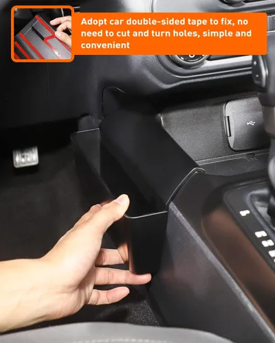 Vista 3 de Savadicar Caja de almacenamiento de cambios, bandeja de extensión de palanca de cambios de ABS compatible con Ford Bronco SUV 2021-2025, accesorios