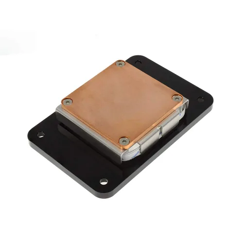 Vista 4 de XSPC RayStorm Edge - Bloque de agua para CPU, AMD/AM4/AM5, RGB ajustable, negro