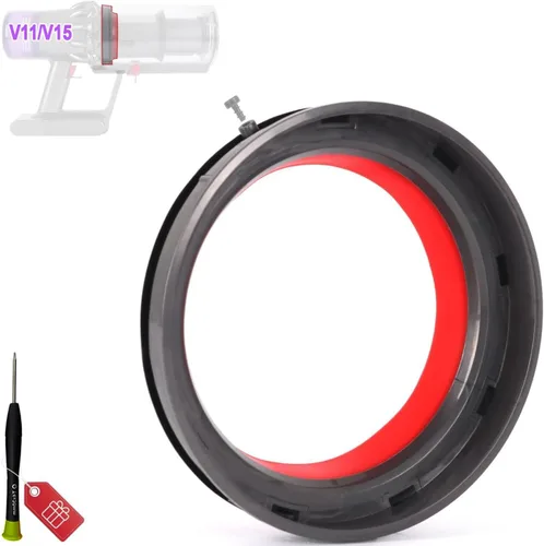 Vista 10 de Anillo de sellado fijo superior de cubo de polvo 2026, pieza de repuesto compatible con aspiradora Dyso.n Cyclone V10 SV12, cubo de polvo