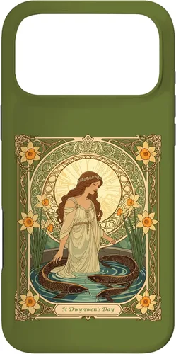 Vista 22 de Dwynwen's Well and Sacred Fish Case for iPhone 17