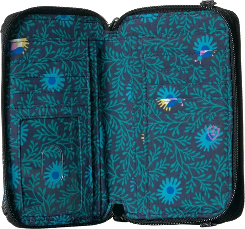 Vista 5 de Vera Bradley - Bolso de bandolera con protección RFID, de mezclilla.