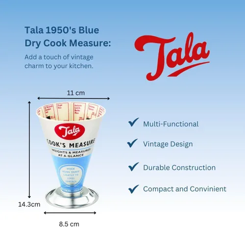 Vista 2 de Original 1950s Cooks Measure 1950's / Azul