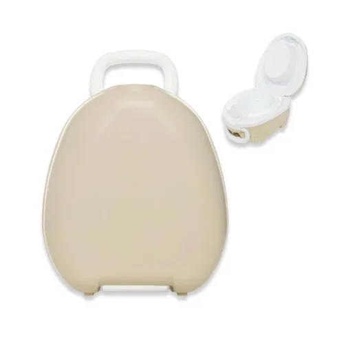 Vista 24 de My Carry Potty - Orinal de viaje para niños de 18 meses a 3 años, gato Gato Blanco