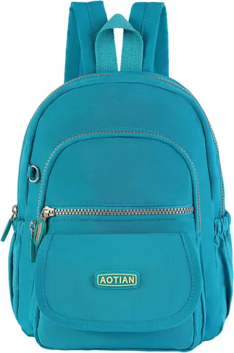 Vista 12 de AOTIAN Mini nailon impermeable mujeres Mochilas Casual ligera fuerte pequeño packback Daypack para las niñas Ciclismo Senderismo camping viajes al