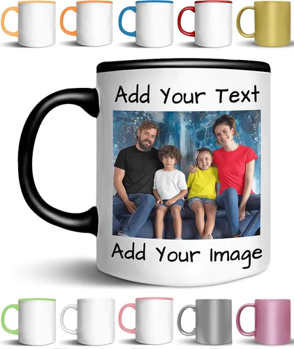 Vista 8 de Tazas de café personalizadas para el Día del Padre, tazas personalizadas para el Día de la Madre, regalo para mamá, papá, abuela, abuelo, 11 y 15