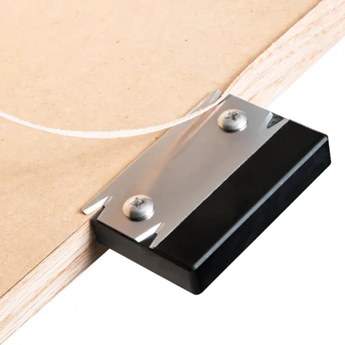 Vista 9 de Juego de cinceles de madera POWERTEC de 3 piezas - Cinceles de banco de borde biselado de 1", 3/4" y 1/2" con tapa de golpe, hojas de acero al cromo