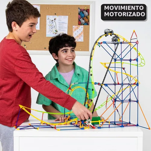 Vista 4 de K'NEX Education - Exploraciones STEM: Set de construcción de montaña rusa, 546 piezas, set de construcción creativa, a partir de 8 años