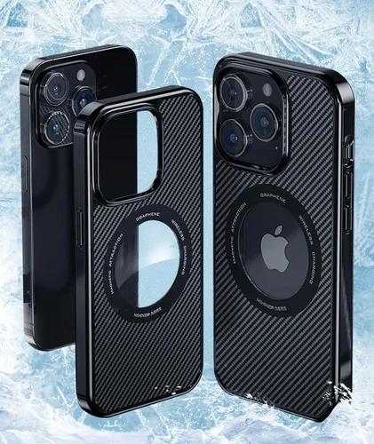 Vista 9 de Funda de refrigeración para iPhone 14 Max Pro, iPhone 14 Pro Max, disipación de calor [compatible con MagSafe], sin carga inalámbrica