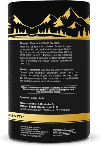 Vista 7 de Gomitas puras de Shilajit del Himalaya – 75% + ácido fúlvico, grado oro de alta potencia – Mezcla para energía, vitalidad y apoyo inmunológico