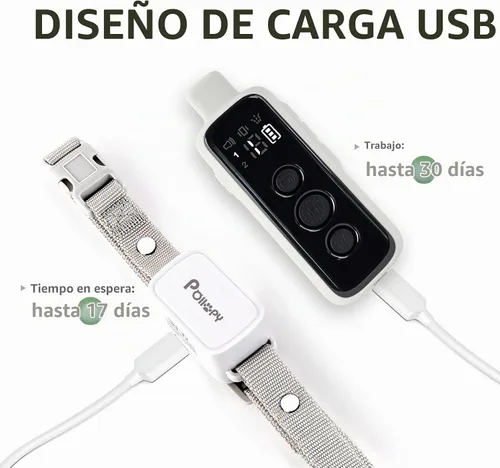 Vista 3 de Collar de perro de citronela con control remoto, más seguro 3 modos