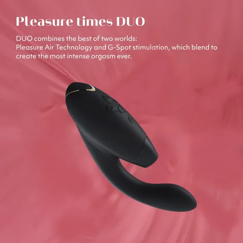 Vista 4 de Womanizer Duo 1 Vibrador de succión de clítoris para mujeres Juguete sexual para adultos con succión vibratoria Estimulador de clítoris y punto