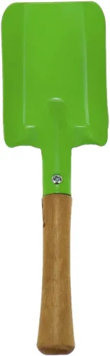 Vista 4 de Bitray 4 piezas mini palas de arena de madera pala de metal con mango de madera resistente herramientas de jardinería segura paleta pala