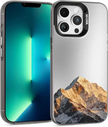 Vista 64 de Funda para iPhone 12 Pro Max (protección contra caídas de grado militar) Funda de teléfono de TPU a prueba de golpes, medusa-12PM Azul